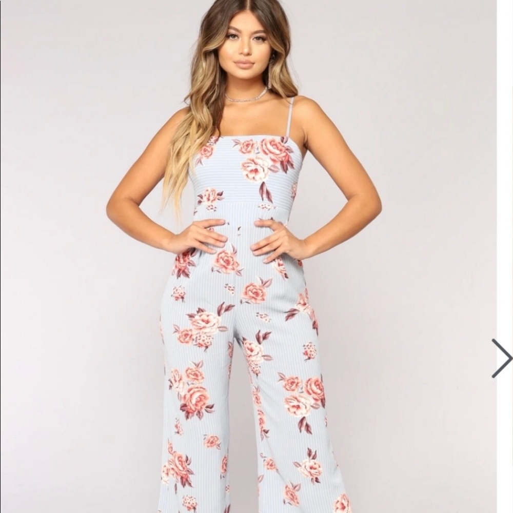 Floral jumpsuit
